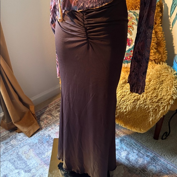 SHEIN set Asymmetrical Animal Print Top with long skirt - Picture 3 of 5